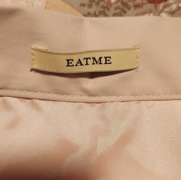 Eat Me Pink Japanese Gothic A-Line Pleated Skirt Size S - Picture 4 of 5